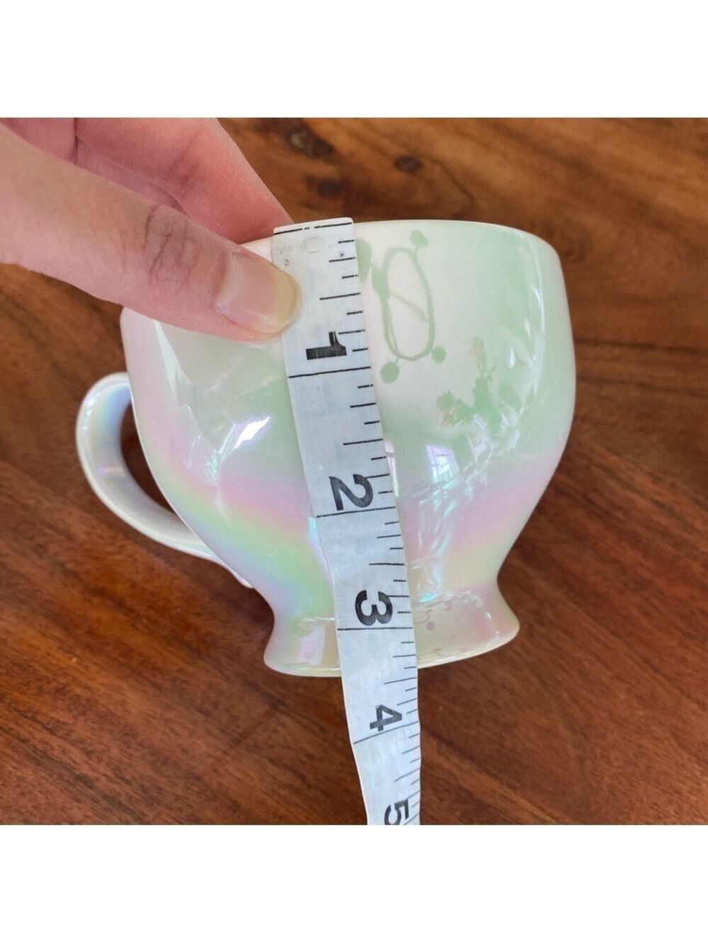 Davids Tea 2X Moonglow Iridescent Ceramic Tea Cups Mugs - Picture 7 of 7